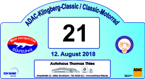 2. ADAC-Klingberg-Classic-Motorrad und 10. ADAC-Klingberg-Classic am 12. August 2018